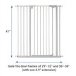Show in main carousel: Frisco Steel Extra Tall Auto-Close Dog Gate, Gray, 41-in slide 2 of 8