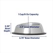 Show in main carousel: Frisco Stainless Steel Taper Non-Skid Cat Bowl, 1 cup, 1 count slide 2 of 9