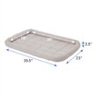 Show in main carousel: Frisco Gray Basket Weave Dog Crate Mat, 36-in slide 2 of 6