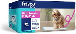 Frisco Non-Skid Ultra Premium Dog Training & Potty Pads, 22 x 23-in, Unscented, 50 count