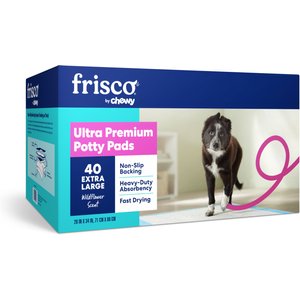 Frisco Giant Dog Training & Potty Pads, 27.5 x 44-in