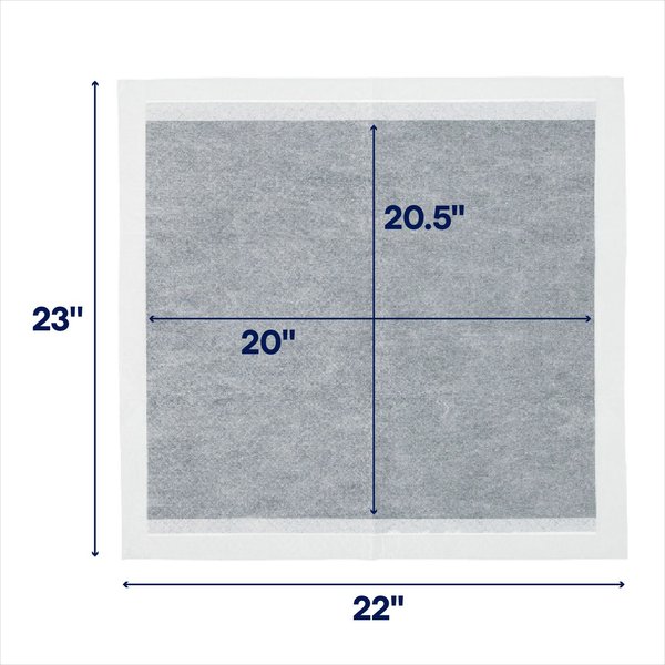 Show full view: Frisco Charcoal Dog Training & Potty Pads, 22 x 23-in, Unscented, 150 count slide 3 of 10