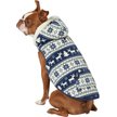 Show in main carousel: Frisco Fair Isle Fleece Lined Dog & Cat Hoodie, Navy, XX-Large slide 3 of 8