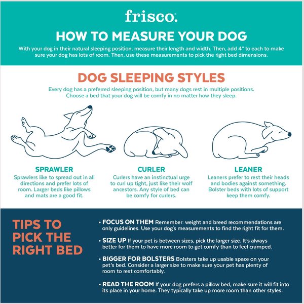 Show full view: Frisco Orthopedic Pillow Cat & Dog Bed, Gray, Medium slide 3 of 8