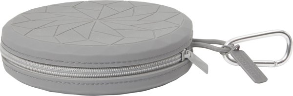 Show full view: Frisco Travel Collapsible Silicone Dog & Cat Bowl, Gray, Small: 1.5 cup slide 5 of 8