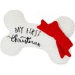 Show in main carousel: Frisco Holiday My First Christmas Bone Plush Squeaky Dog Toy, Medium slide 1 of 7