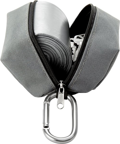 Show full view: Frisco Large Size Dog Poop Bags with Fabric Dispenser, Gray slide 6 of 9