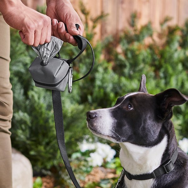 Show full view: Frisco Large Size Dog Poop Bags with Fabric Dispenser, Gray slide 7 of 9