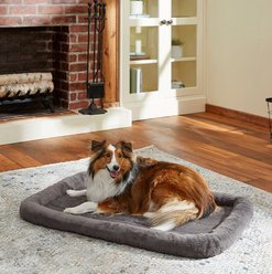 Frisco Quilted Plush Dog Crate Mat, 36-in