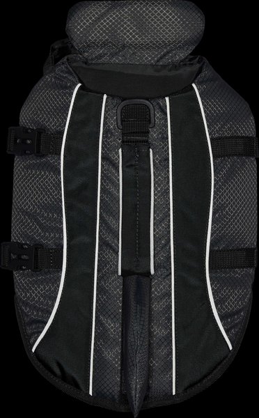 Show full view: Frisco Shark Dog Life Jacket, Gray, X-Small slide 5 of 11