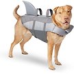 Show in main carousel: Frisco Shark Dog Life Jacket, Gray, Large slide 1 of 11