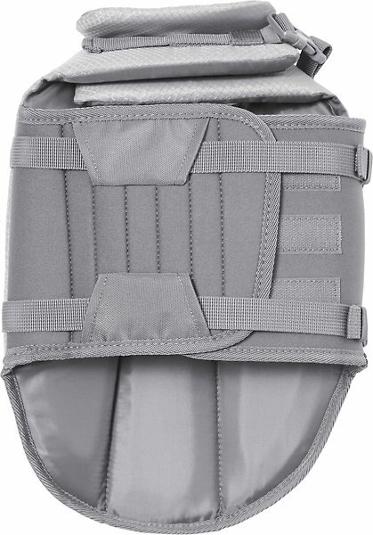 Show full view: Frisco Shark Dog Life Jacket, Gray, Large slide 7 of 11