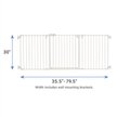 Show in main carousel: Frisco Steel 3-Panel Configurable Dog Gate, 30-in, White slide 2 of 8