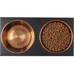 Show in main carousel: Frisco Copper Stainless Steel Elevated Foldable Double Dog & Cat Bowls, 5 Cup slide 6 of 10