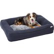 Show in main carousel: Frisco Heathered Woven Orthopedic Rectangular Bolster Dog Bed w/Removable Cover, Gray, XX-Large slide 3 of 7