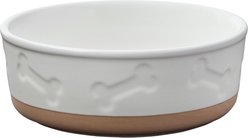 Frisco Bones Non-skid Ceramic Dog & Cat Bowl, 2 cup