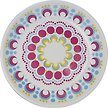 Show in main carousel: Frisco Kaleidoscope Pattern Non-skid Ceramic Cat Dish, Blue, 0.5 cup, 1 count slide 5 of 7