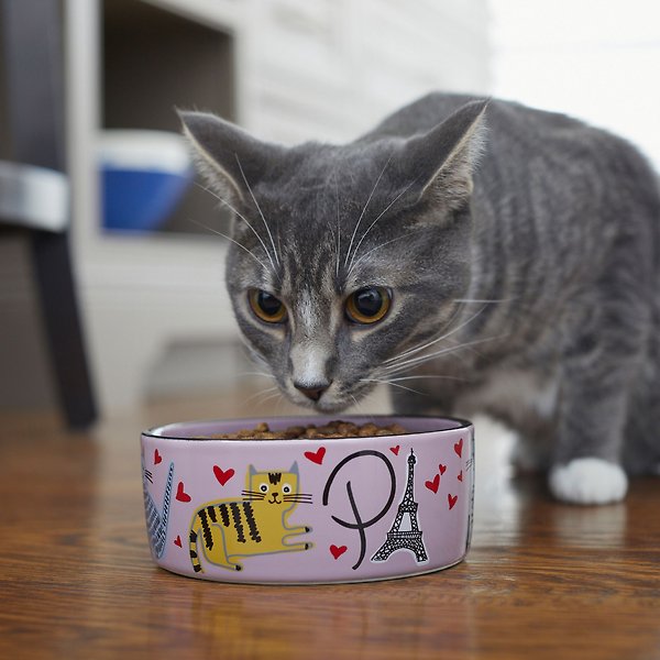 Show full view: Frisco Paris Non-skid Ceramic Cat Dish, 1.5 cup slide 3 of 8