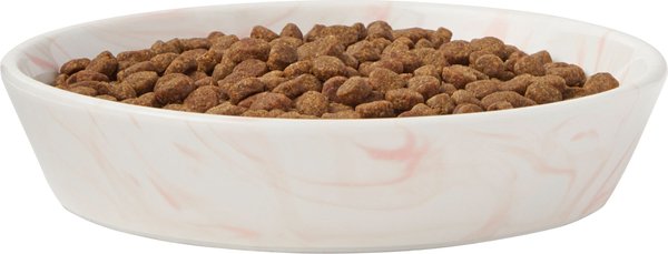 Show full view: Frisco Marble Design Non-skid Ceramic Cat Dish, 0.5 cup slide 3 of 7