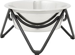 Frisco Elevated Triangle Iron Stand Dog & Cat Single Bowl Diner, Large: 8 cup
