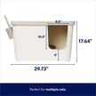 Show in main carousel: Frisco Multi-Function Covered Cat Litter Box,  29-in, With Tray slide 2 of 7