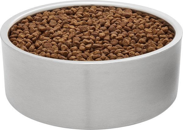 Show full view: Frisco Insulated Non-Skid Stainless Steel Dog & Cat Bowl, Stainless Steel, 6 cup, 1 count slide 3 of 8