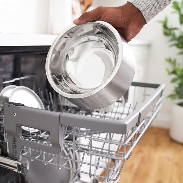 Show full view: Frisco Insulated Non-Skid Stainless Steel Dog & Cat Bowl, Stainless Steel, 6 cup, 1 count slide 7 of 8