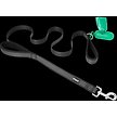 Show in main carousel: Frisco Traffic Leash with Padded Handles & Poop Bag Dispenser, Width: 1-in, Length: 6-ft, Black slide 4 of 7