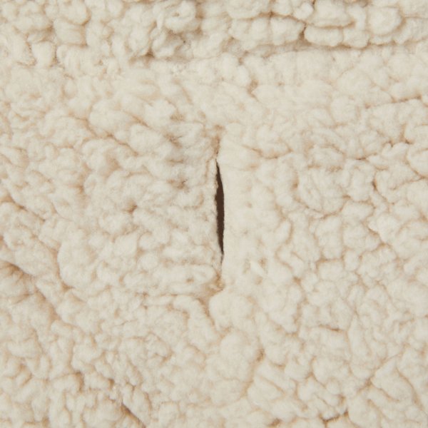 Show full view: Frisco Lightweight Soft Sherpa Dog & Cat Coat, Oatmeal, Large slide 5 of 8