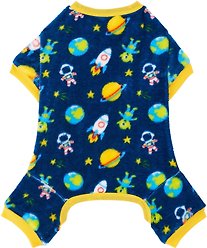 Frisco Dog & Cat Cozy Plush Fleece PJs, Outer Space, XX-Large