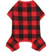 Show in main carousel: Frisco Dog & Cat Cozy Polar Fleece PJs, Red Plaid, XX-Large slide 1 of 7