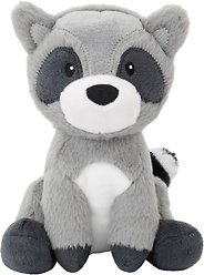 Frisco Camping Raccoon Plush Squeaky Dog Toy, Small/Medium