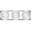 Show in main carousel: Frisco Straight Triple Feeder Stainless Steel Dog & Cat Bowl, Small: 1 cup slide 5 of 10