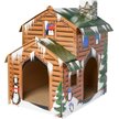 Show in main carousel: Frisco Holiday Log Cabin Cardboard Cat House slide 1 of 7