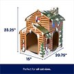 Show in main carousel: Frisco Holiday Log Cabin Cardboard Cat House slide 2 of 7