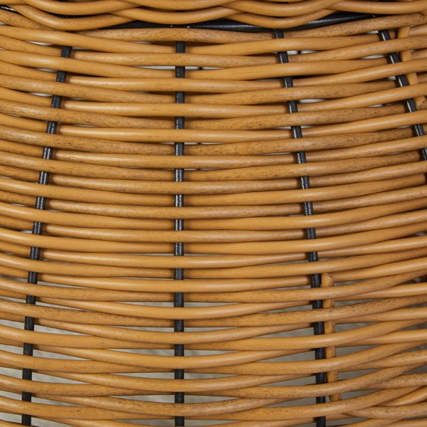 Show full view: Frisco Round Wicker Cat Condo with Top Perch, Natural slide 4 of 6