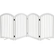 Show in main carousel: Frisco Arch 4-Panel Solid Wood Dog Gate, 30-in, White slide 3 of 7