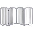 Show in main carousel: Frisco Arch 4-Panel Solid Wood Dog Gate, 36-in, Gray slide 3 of 6