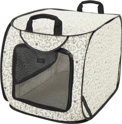 Frisco Collapsible Cat Cage, Litter Box, & Mat, Animal Sketch