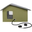 Show in main carousel: Frisco Extra Wide Indoor Heated Cat House, Green slide 4 of 6