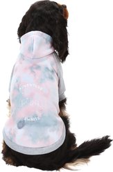 Frisco Pink Tie Dye Dog & Cat Hoodie, X-Large