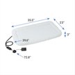Show in main carousel: Frisco Adjustable Electrical Dog & Cat Heated Crate Mat with Timer, White, 36" slide 2 of 9