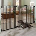 Frisco Steel 3-Panel Configurable Gate, 41-in Height, Black