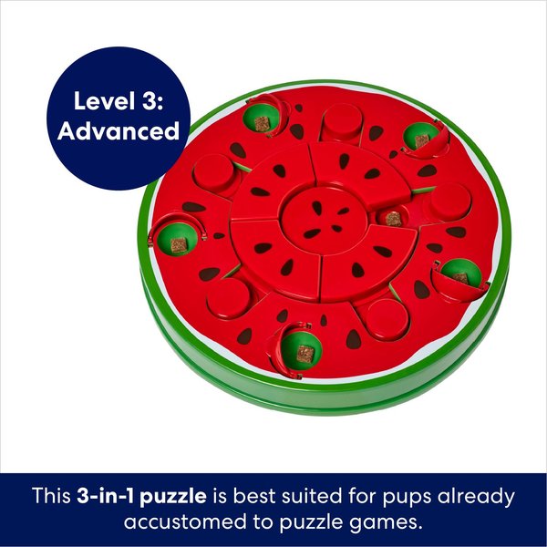 Show full view: Frisco Watermelon Interactive Puzzle Dog Toy, Advanced slide 5 of 9