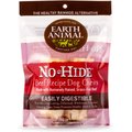 Earth Animal No-Hide Small Rolls Long Lasting Natural Rawhide Alternative Beef Recipe Chew Dog Treats, 2 count