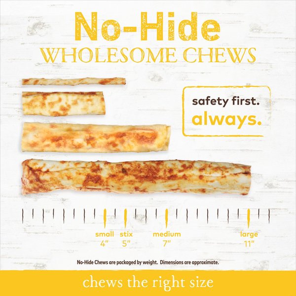 Show full view: Earth Animal No-Hide Large Rolls Long Lasting Natural Rawhide Alternative Peanut Butter Vegetarian Recipe Chew Dog Treats, 2 count slide 4 of 10