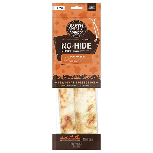 Discontinued - EARTH ANIMAL No-Hide Strips Natural Rawhide