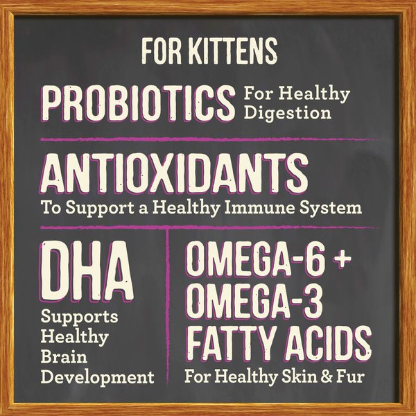 Show full view: Merrick Purrfect Bistro Grain-Free Healthy Kitten Recipe Dry Cat Food, 1.81-kg bag slide 5 of 10