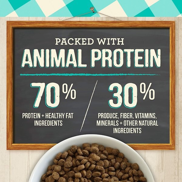 Show full view: Merrick Purrfect Bistro Grain-Free Real Salmon + Sweet Potato Recipe Adult Dry Cat Food, 1.81-kg bag slide 6 of 10