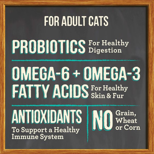 Show full view: Merrick Purrfect Bistro Grain-Free Real Salmon + Sweet Potato Recipe Adult Dry Cat Food, 5.44-kg bag slide 5 of 10